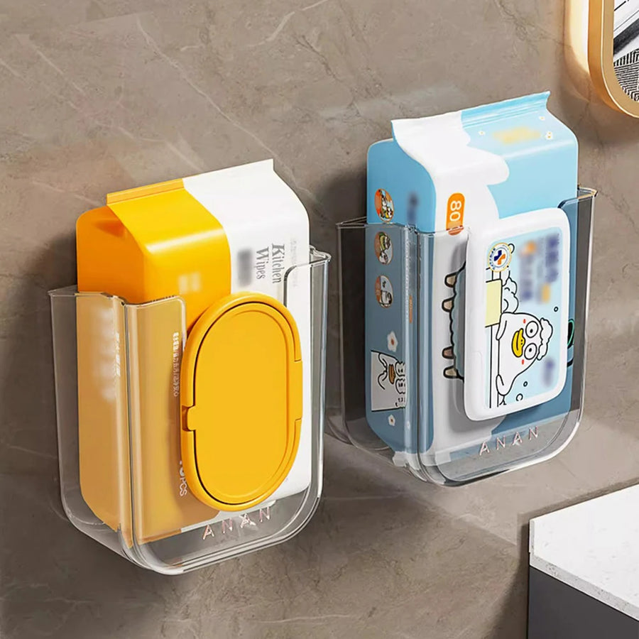 Dispensador de Toallitas Húmedas Autoadhesivo de Pared