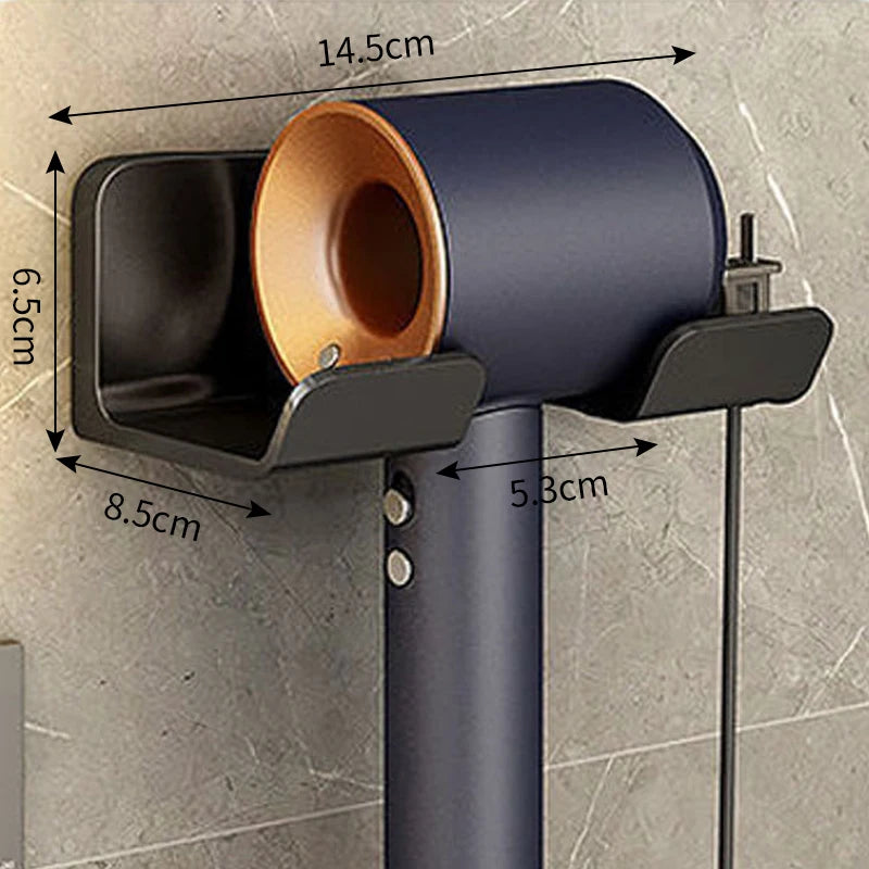 Soporte de pared para secador y plancha