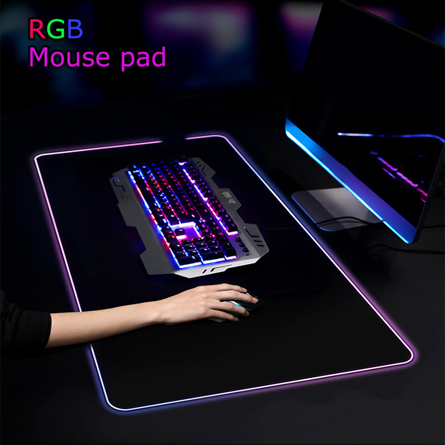 Alfombrilla RGB Luminosa para Gaming y Oficina