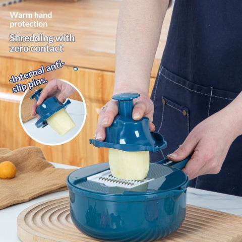 Kit Cocina Resuelta — 3 en 1 (Rebanador + Molino + Wafflera)