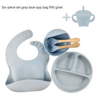 Set de Plato de Silicona para Bebé