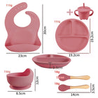 Set de Plato de Silicona para Bebé
