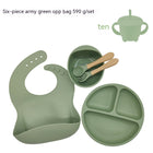 Set de Plato de Silicona para Bebé