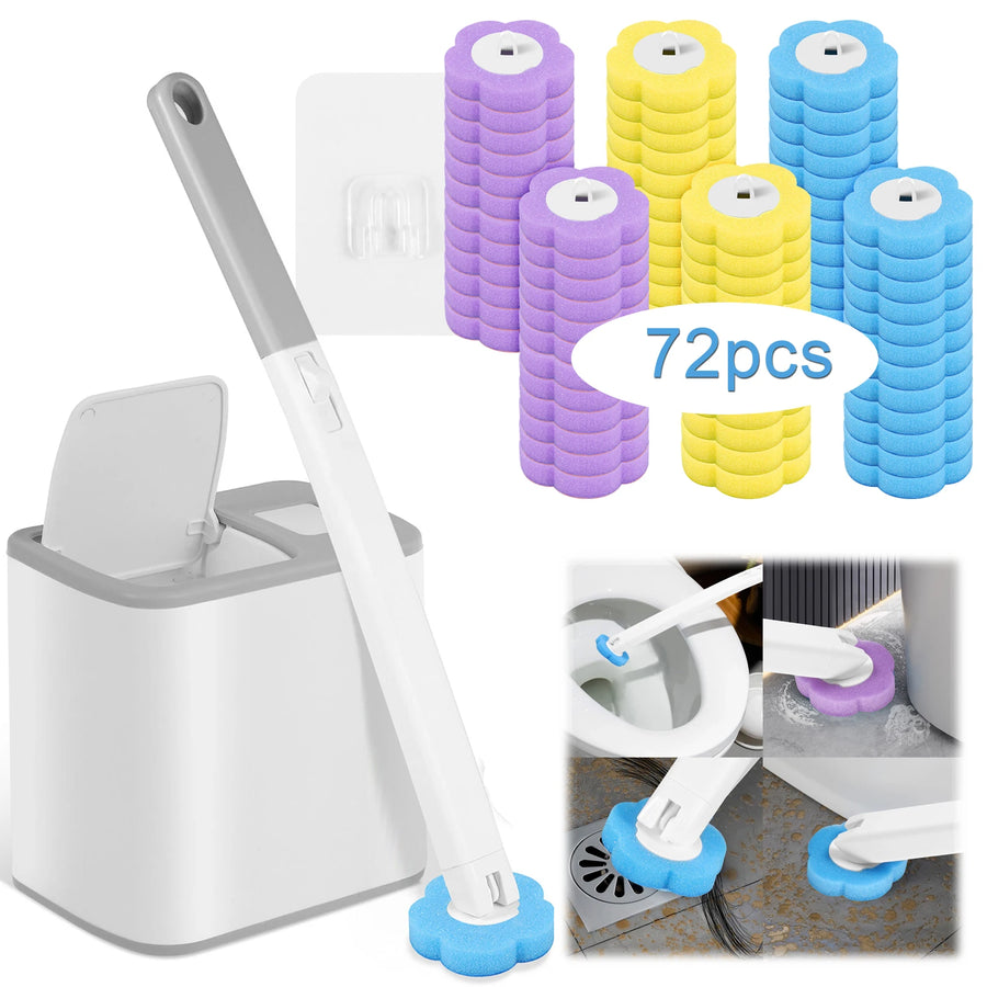 Kit de Escobilla y Soporte con Repuestos Desechables