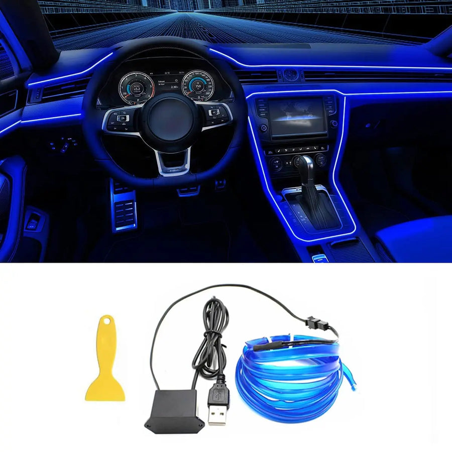 Tira LED Neón para Auto 5M