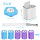 Kit de Escobilla y Soporte con Repuestos Desechables