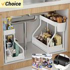 Organizador de 2 niveles extraíble para cocina y baño
