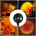 Lámpara atardecer USB giratoria decoración hogar