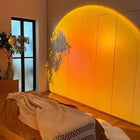 Lámpara atardecer USB giratoria decoración hogar