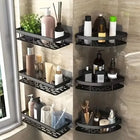 Estante Esquinero de Baño Sin Taladro