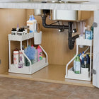 Organizador de 2 niveles extraíble para cocina y baño