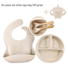 Set de Plato de Silicona para Bebé