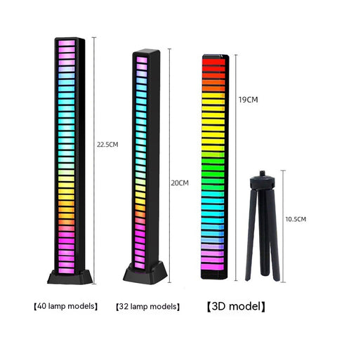 Barra LED RGB con Control de Sonido