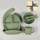 Set de Plato de Silicona para Bebé