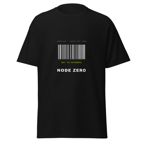 Playera NODE ZERO — BARCODE